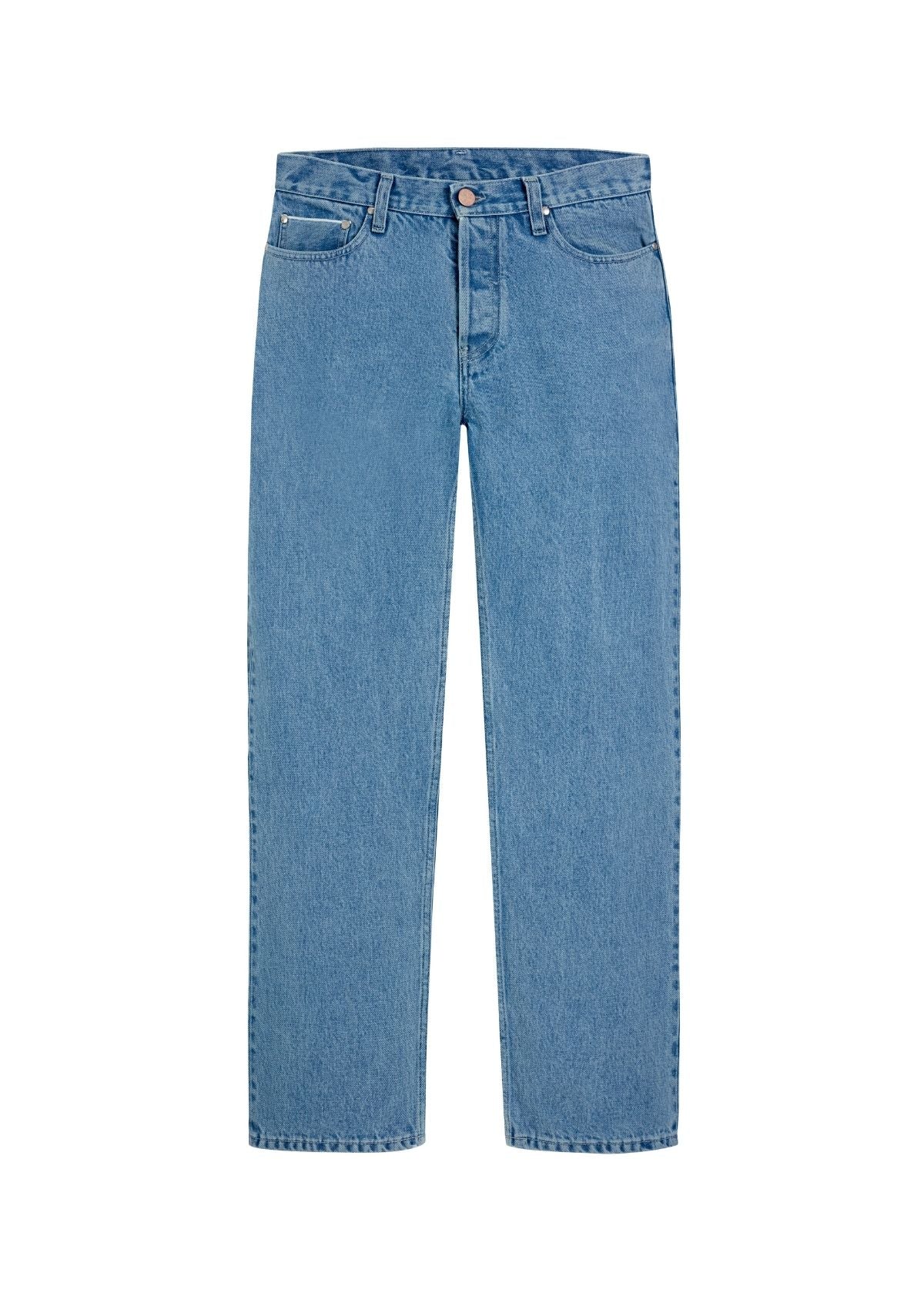 JANUS for Her - Straight-leg trousers in washed denim